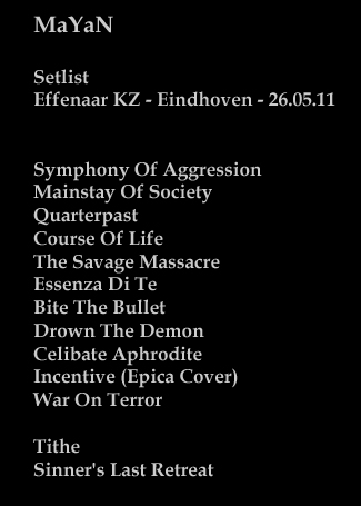 Setlist-MaYaN-Eindhoven-26.05