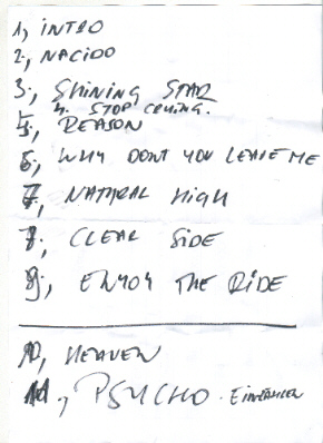 Setlist Morton 290
