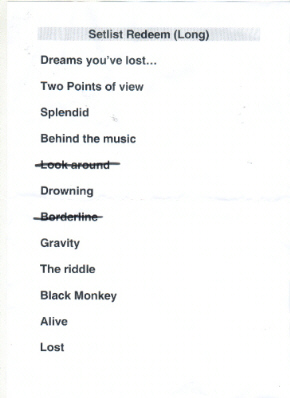 Setlist Redeem klein